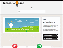 Tablet Screenshot of innovationonline.se